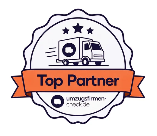 Top-Partner-Siegel von umzugsfirmen-check.de für die Prens Umzüge GmbH in Hannover